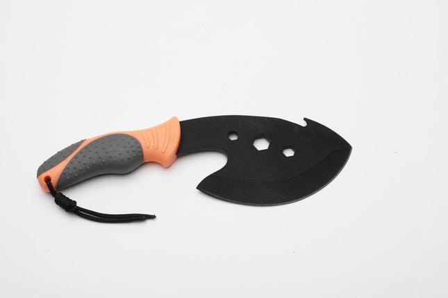 Jincraftsman®–11.5 Inch 440 Stainless Steel Bull Shaped Electrophoretic Hunting Tactical Survival Camping Axe