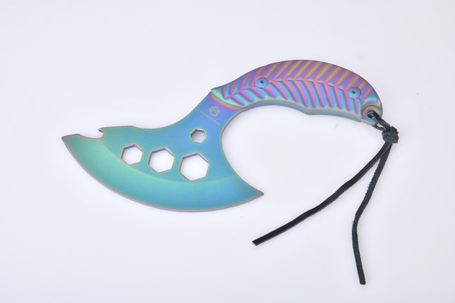 Jincraftsman® – outdoor tool tactical survival camping fulltang willow leaf handle hatchet axe