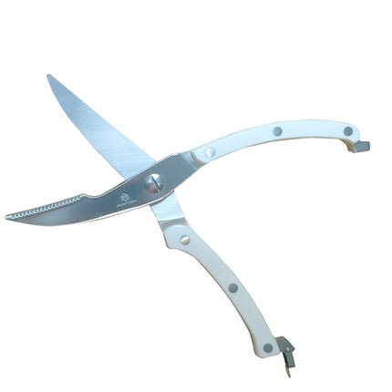 Jincraftsman®–10 Inch 5CR Stainess Steel ABS Ergonomic Handle Locked Tail Multifunctional Trimming Garden Shearing Poultry Bone Fish Meat Vegetable Fruit Kitchen Scissor