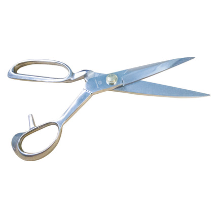 Jincraftsman®–10Inch Whole Steel Integrated CNC Grinding Mirrored Polished Standard Optimum Ratio Dimension Ergonomic Sewing Specific Handle Handicraft Embroidery Tailor Knitting Clothing Dressmaker Scissor