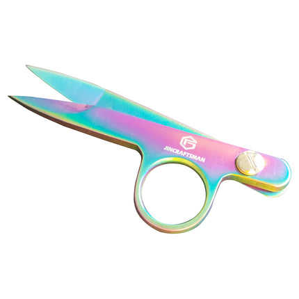 Jincraftsman®–4.6 Inch Plated Titanium Tailor Office Emboridery Tool Knitting Wool Yarn Scissors