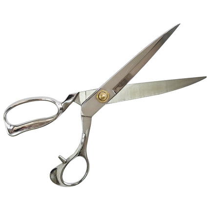 Jincraftsman®–12 Inch 5Cr15MoV Special Steel Golden Scale Dimension And Ergonomic Shape Integrated Mirror Polished Handicraft Office Knitting Embroidery Sewing Tailor Clothing Scissor