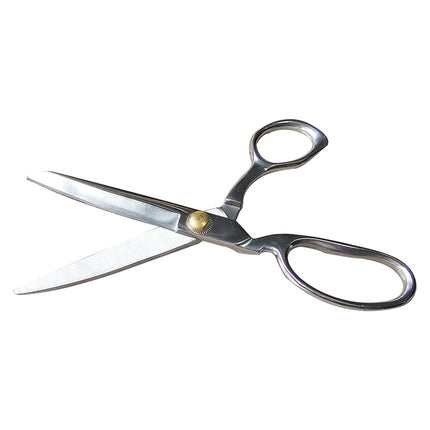 Jincraftsman®–8 Inch Integrated Whole Steel For Left-Handed People Handicraft Office Garment Leather Cutting Embroidery Sewing Tailor Scissor