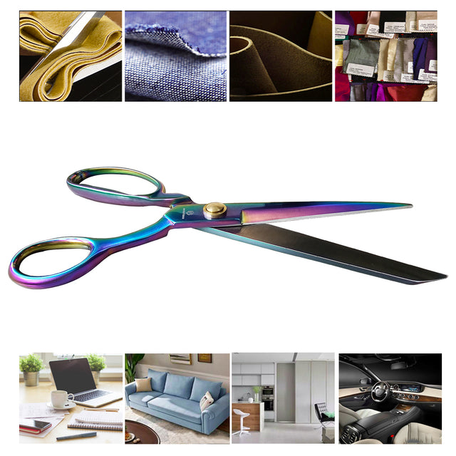 The whole steel plated titanium scissor