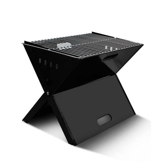 Haide®-Double Triangel X-Type Foldable Korean style BBQ Garden Camping Outdoor Portable charcoal Oven Grill Heater