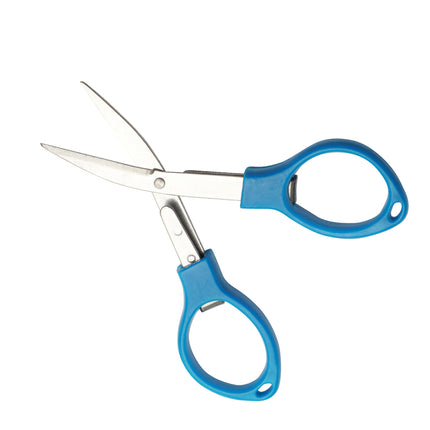 Jincraftsman®–A Sets Of 3 Pieces 3.9-Inch Portable Retractable Drawing-Type Colorful Handle Student Craft Office Travel Scissor