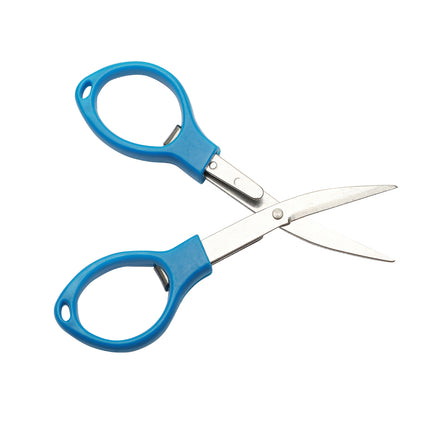 Jincraftsman®–A Sets Of 3 Pieces 3.9-Inch Portable Retractable Drawing-Type Colorful Handle Student Craft Office Travel Scissor