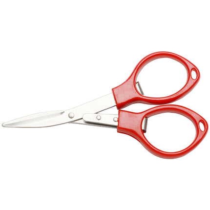 Jincraftsman®–A Sets Of 3 Pieces 3.9-Inch Portable Retractable Drawing-Type Colorful Handle Student Craft Office Travel Scissor
