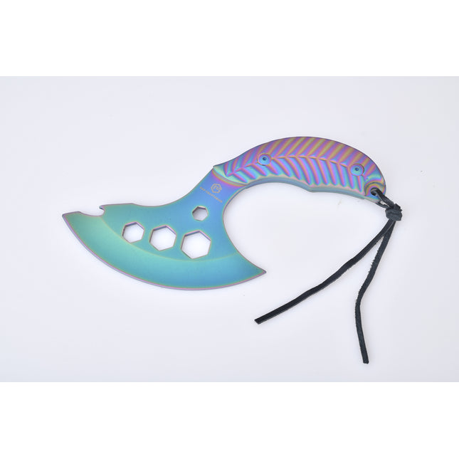 Jincraftsman® – outdoor tool tactical survival camping fulltang willow leaf handle hatchet axe