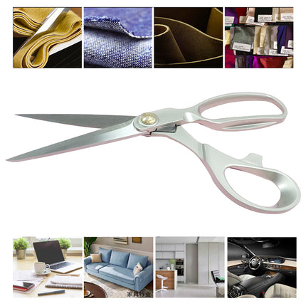 Jincraftsman®–9.5 Inch Plated Pearl Titanium Aluminium Alloy Handle Kitchen Houseware Tailor Sewing Knitting Embroidery Handicraft Office Scissor