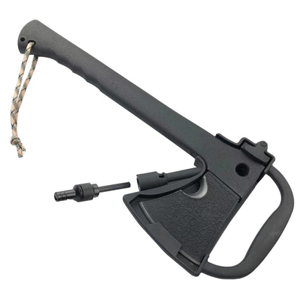 Jincraftsman®–14 Inch Integrate Sawing Hammer Cutter Hook Whistle Igniter Camping Axe Combo Kit