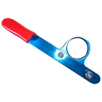 Jincraftsman®–4.6 Inch Bright Blue Titanium PU Leather Sheath Sew Tailor Embroidery Tool Knitting Wool Yarn Gift Office Scissor