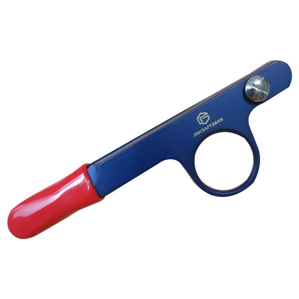 Jincraftsman®–4.6 Inch Dark Blue Titanium PU Leather Sheath Embroidery Tool Wool Yarn Tailor Sew Gift Office Knitting Scissor