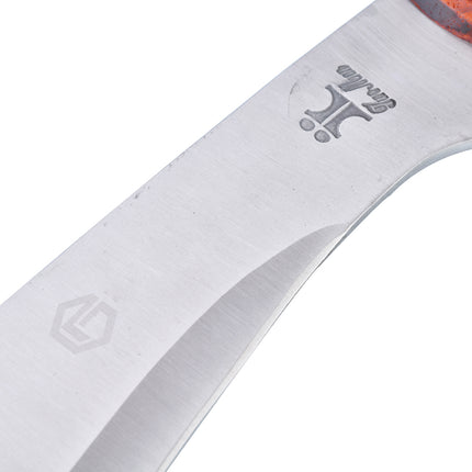 Jincraftsman®-21inch Fulltang Integrated Whole Steel Color Wooden Handle Seven Hole Doglet Hunting Camping Tactical Survival Knife Machete