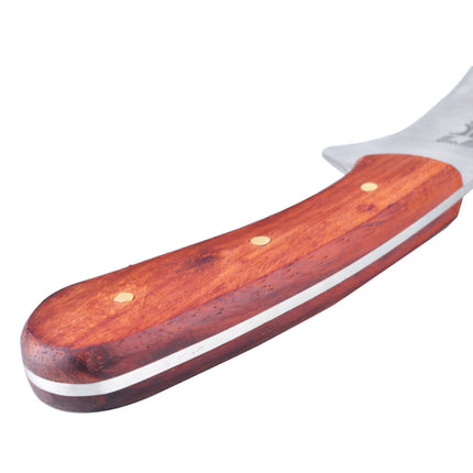 Jincraftsman®-21inch Fulltang Integrated Whole Steel Color Wooden Handle Seven Hole Doglet Hunting Camping Tactical Survival Knife Machete