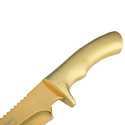 Jincraftsman®–17 Inch Golden Fox Hunting Tactial Survival Camping Machete Knife