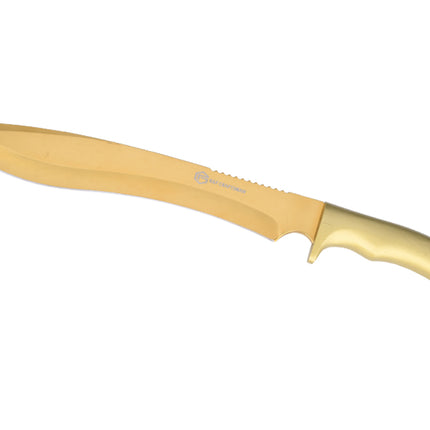Jincraftsman®–17 Inch Golden Fox Hunting Tactial Survival Camping Machete Knife