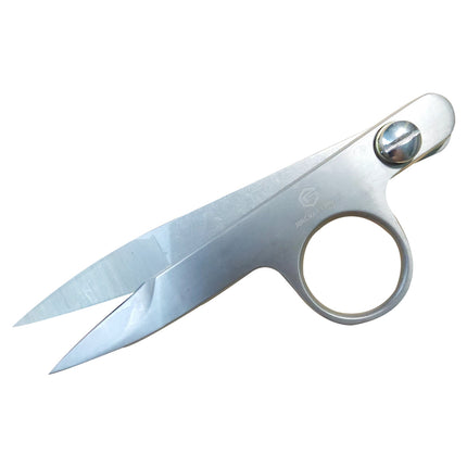 Jincraftsman®4.6 Inch Matte Pearl Silver Titanium PU Leather Sheath Embroidery Tool Wool Yarn Gift Office Tailor Sew Knitting Scissor