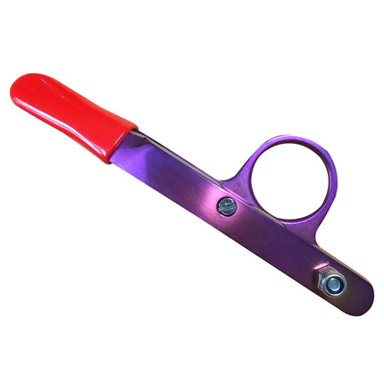 Jincraftsman®–4.6 Inch Dark Purple Titanium PU Leather Sheath Sew Embroidery Tool Knitting Wool Yarn Gift Office Tailor Scissor