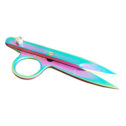 Jincraftsman®–4.6 Inch Plated Titanium Tailor Office Emboridery Tool Knitting Wool Yarn Scissors